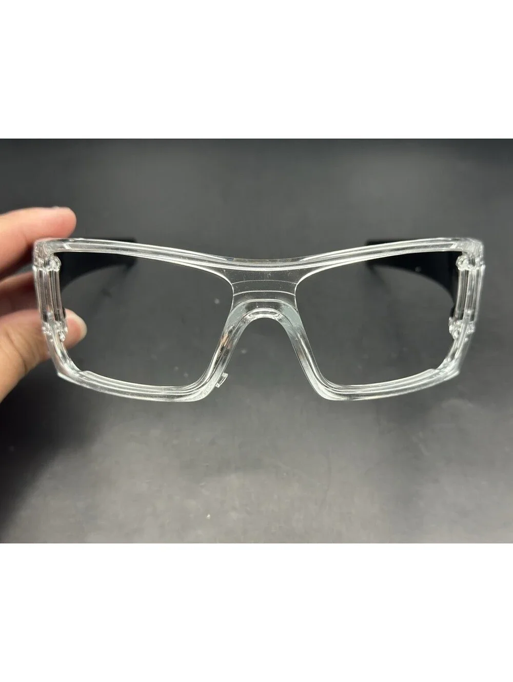 Oakley Batwolf Polished Clear/Black Frame
